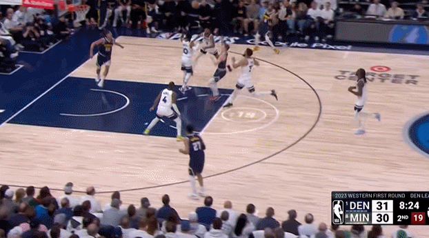  爱德华兹34分森林狼克掘金  